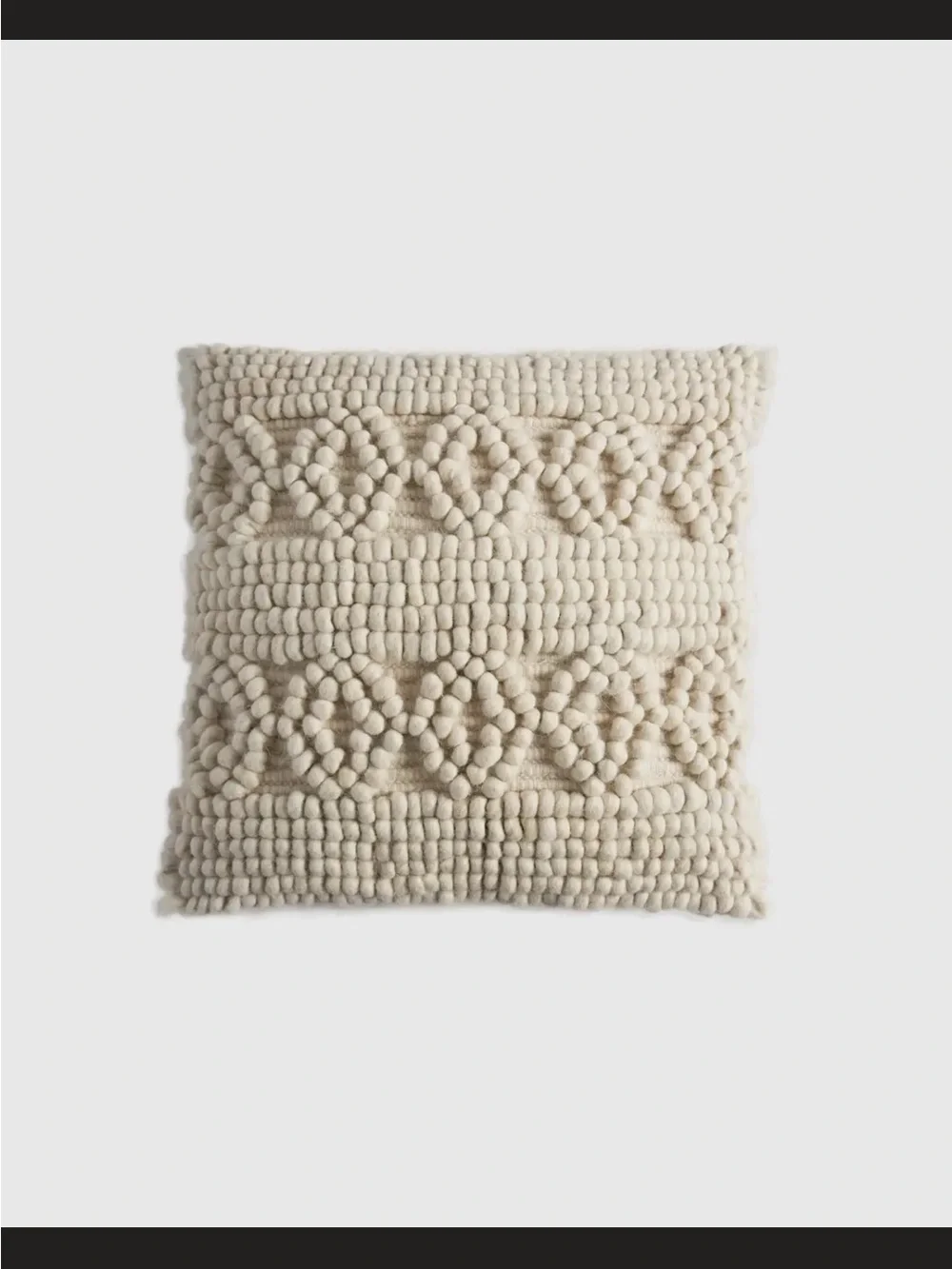 QUINCE KAI WOOL PILLOW COVER SHAM ONE IVORY MSRP $49.90 NWT